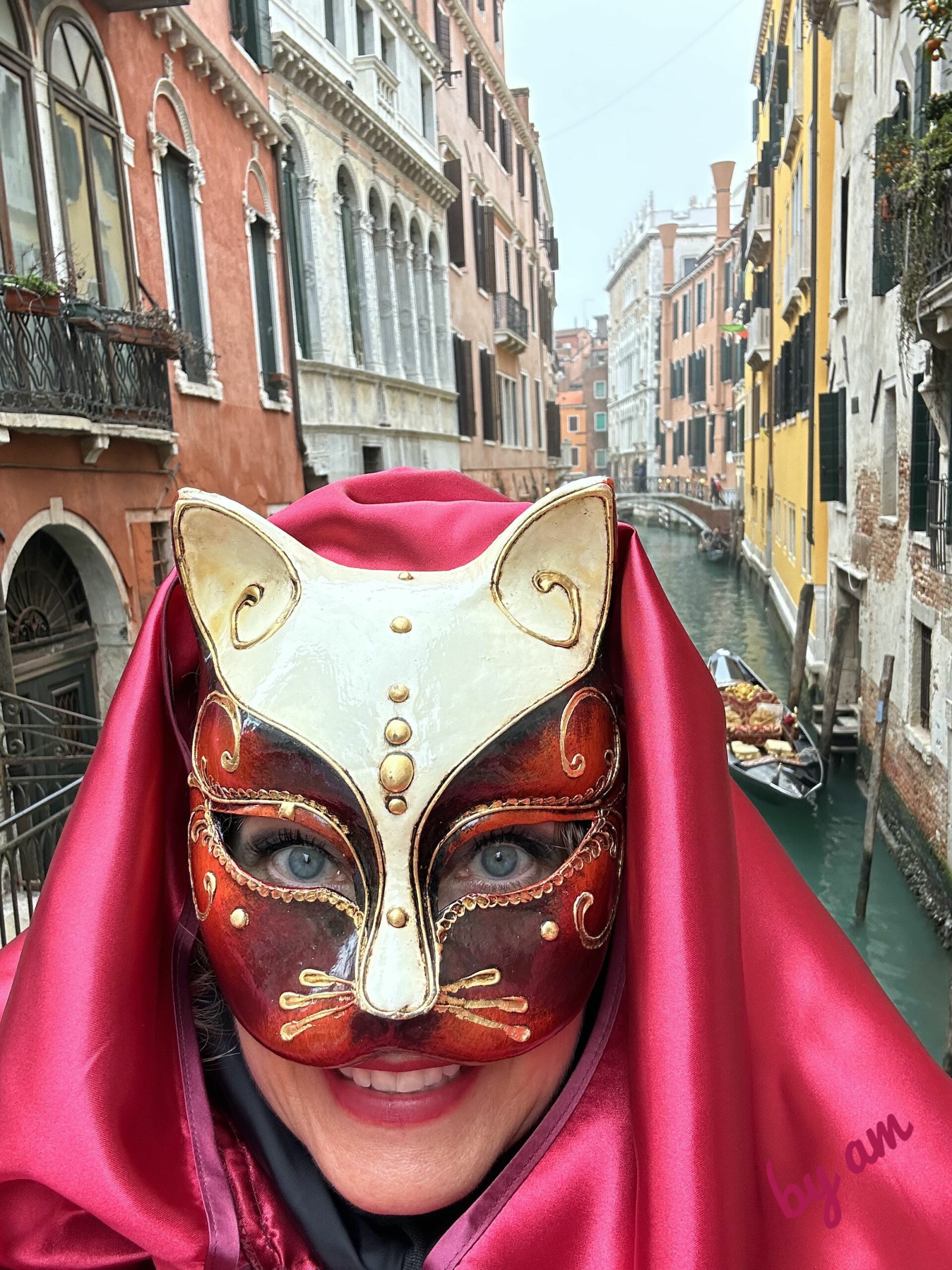 in maschera al carnevale di Venezia