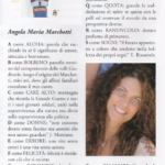 scrivere la rubrica Alfabeto per la rivista La Buona Neve di Rolly Marchi