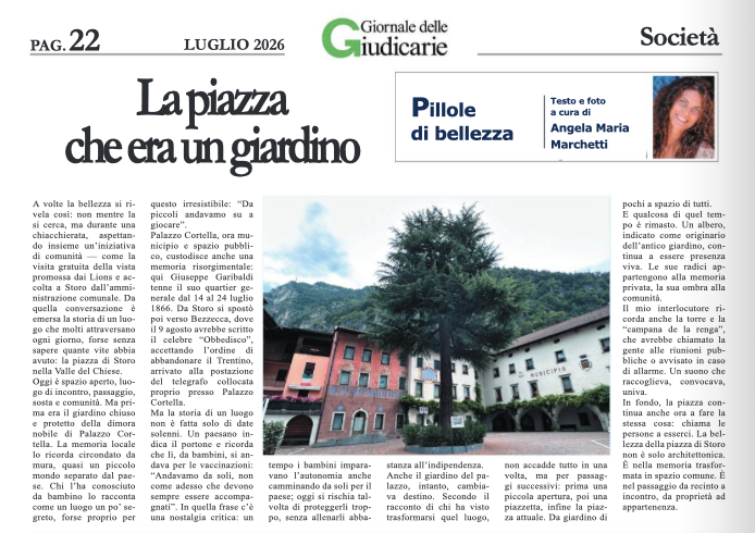 la piazza che era un giardino